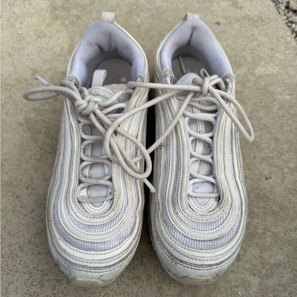 White Nike Air Max Sneakers